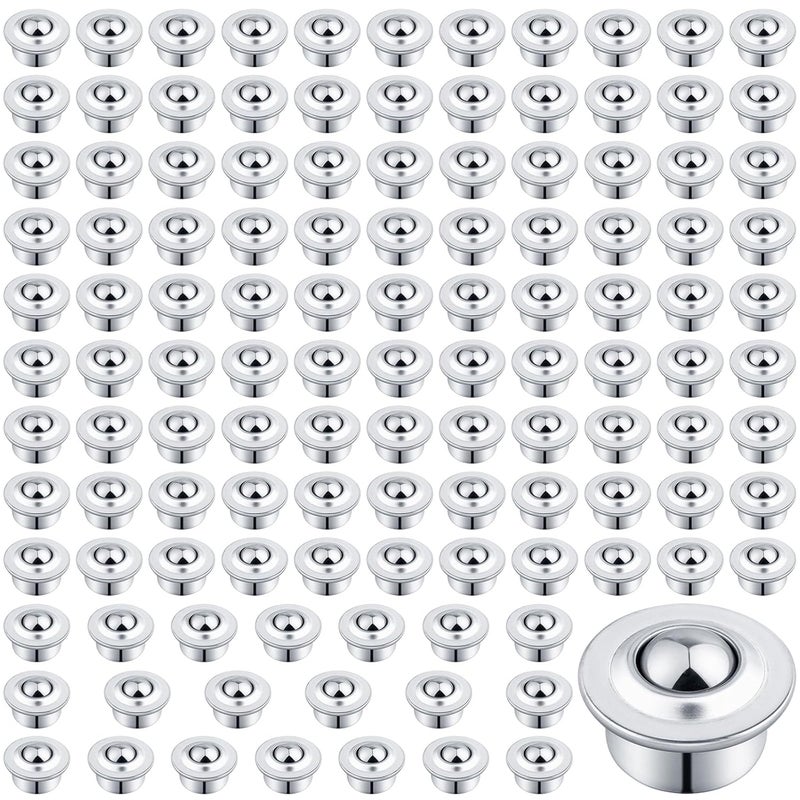 AOKLIT 5/8" Roller Ball Transfer Bearing, 120PCS CY-15H Carbon Steel Ball Bearing Rollers, Ball Transfer Bearing Casters Universal for Conveyor, Transmission, Load Capacity 44lbs - Image 1